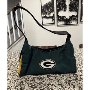 NFL Green Bay Satchel Handbag MVF Most Valuable Fan By Little Earth Green/Yellow